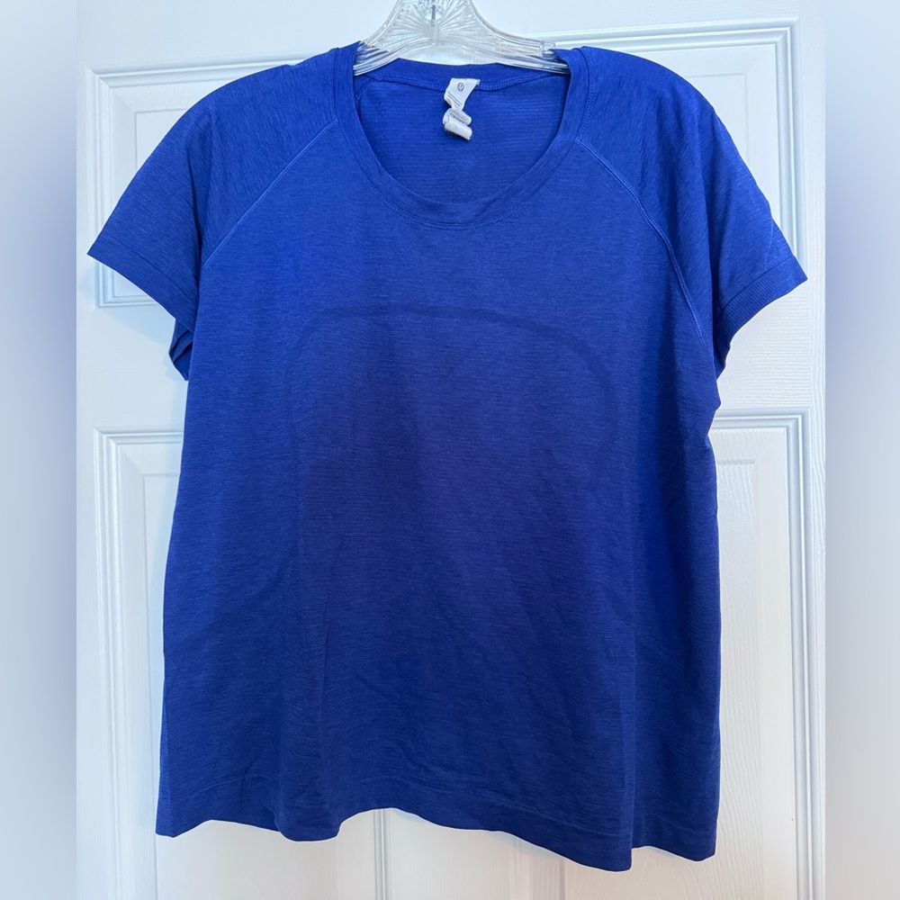 lululemon athletica Royal Blue Short Sleeve Tee